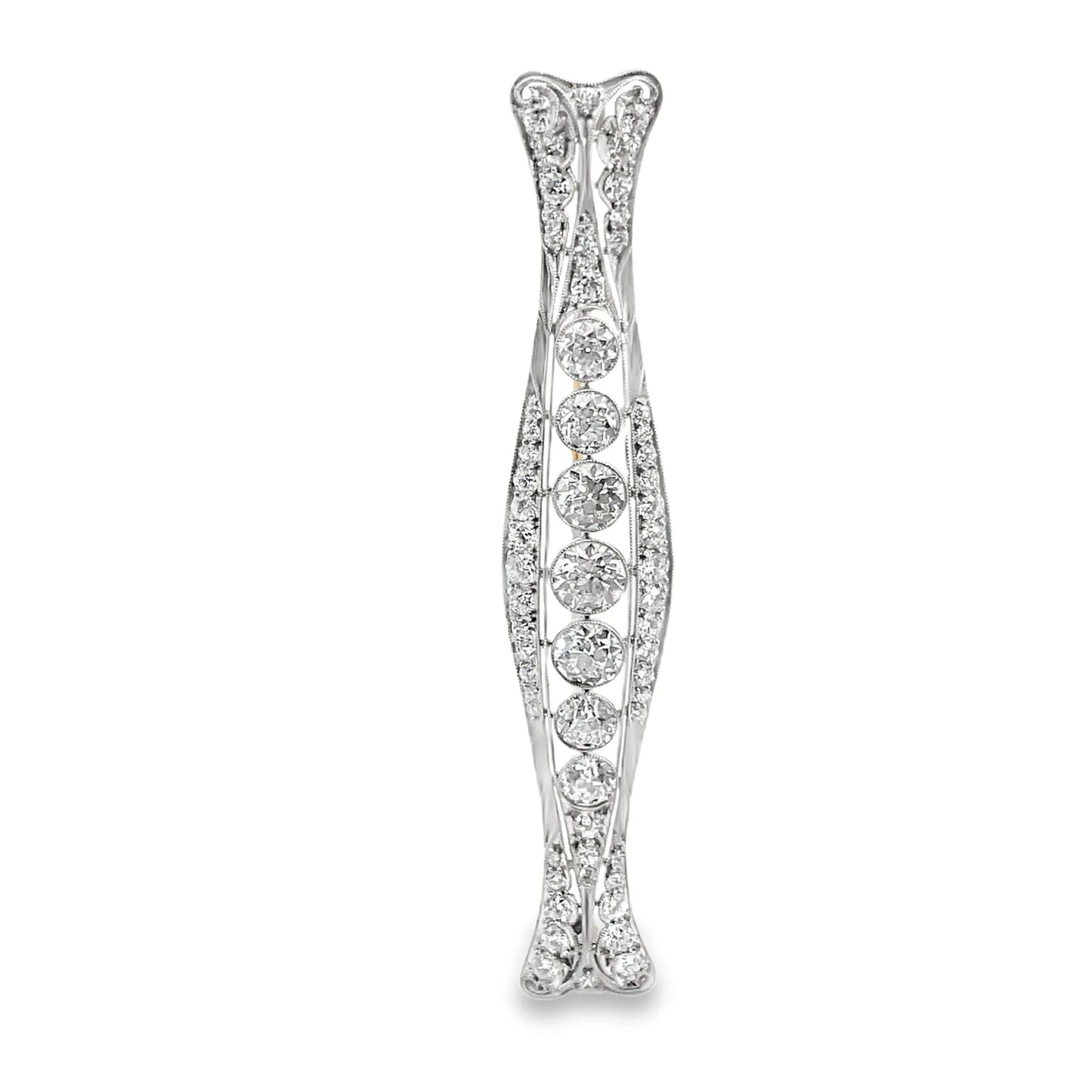 Tiffany Art Deco Diamond Brooch