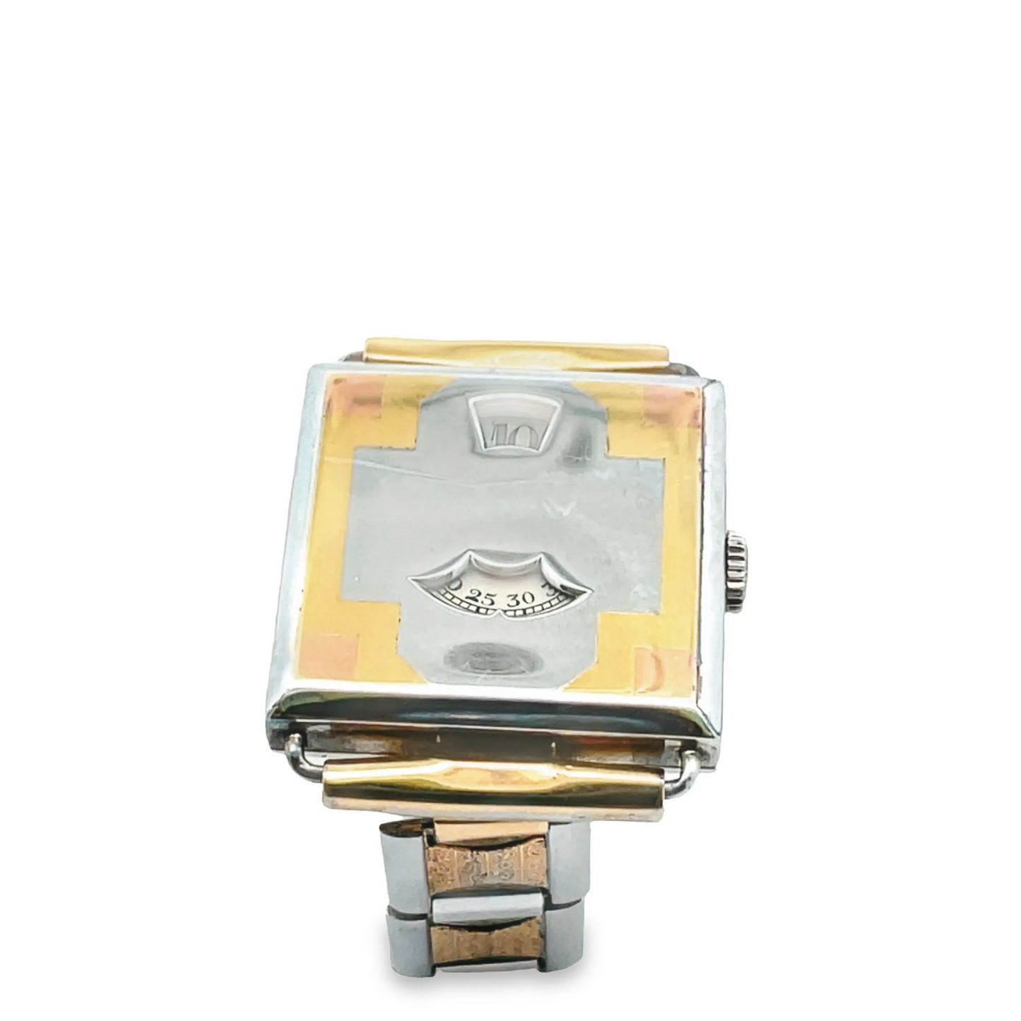 Rare 18K Haas Neveux Art Deco Digital Wristwatch