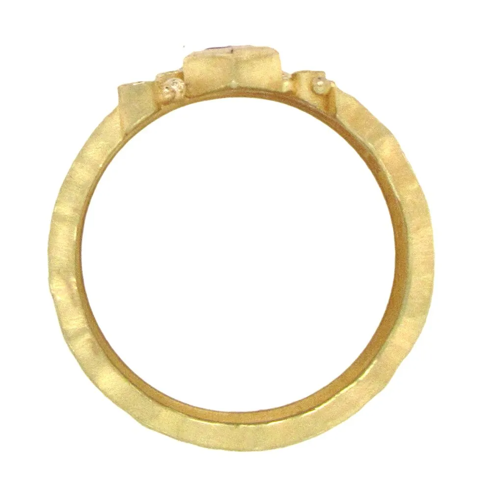 Barbara Heinrich Ruby Glacier Band in 18K Yellow Gold