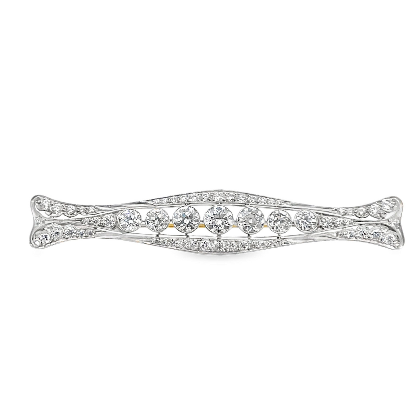 Tiffany Art Deco Diamond Brooch