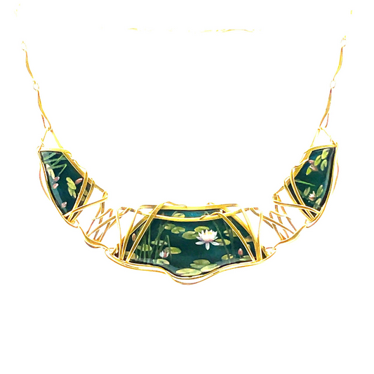 Larissa Podgoretz: ‘Water Lilies’ Necklace